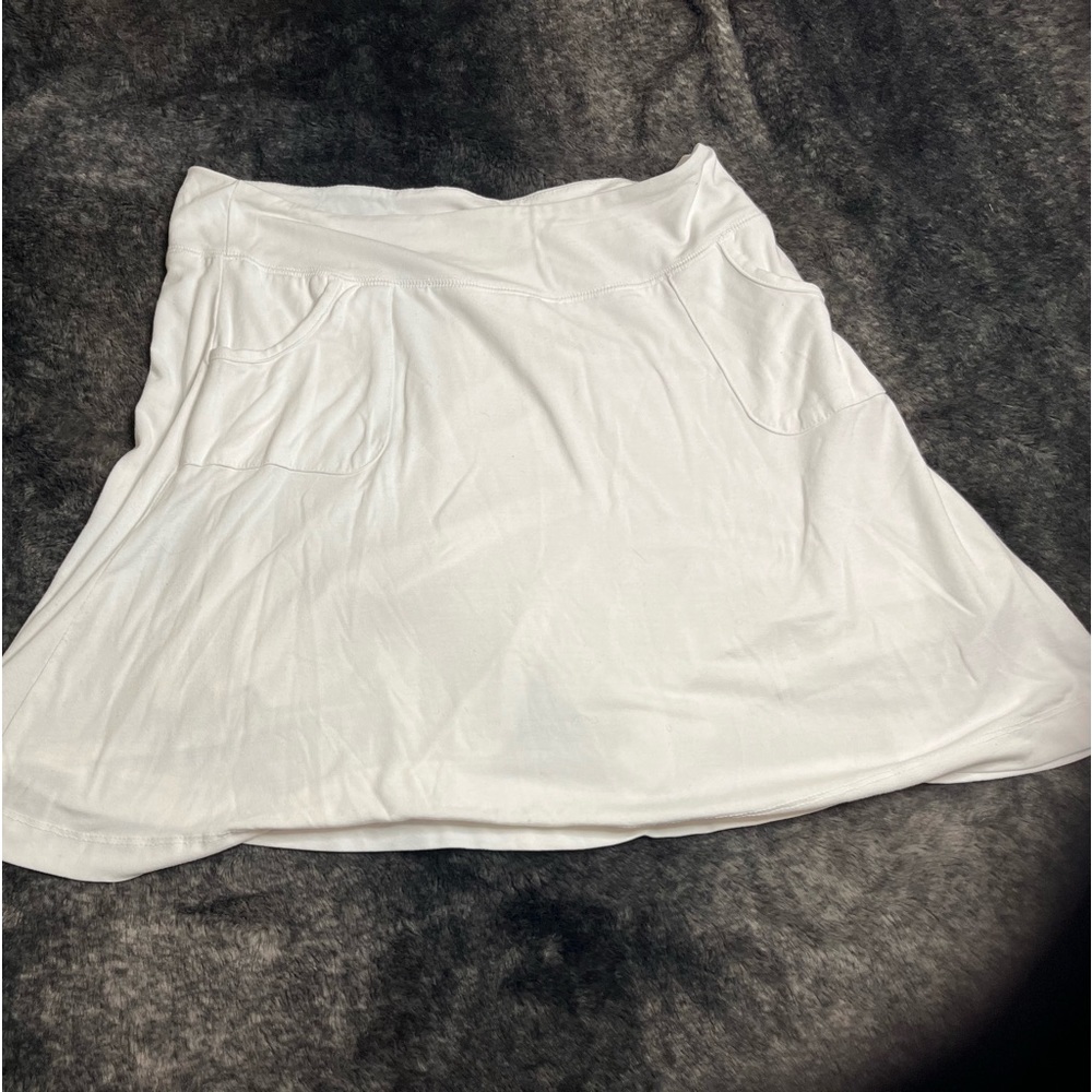 Fresh Produce White Tennis Skirt